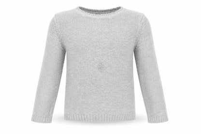 Front view of Kiabi girls’ grey jumper, size 4, years