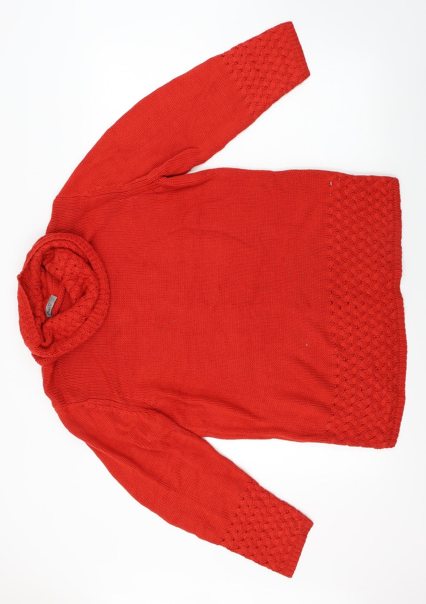 Oscar b Womens Red   Pullover Jumper Size L