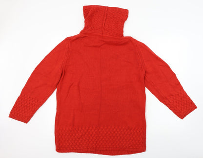 Oscar b Womens Red   Pullover Jumper Size L