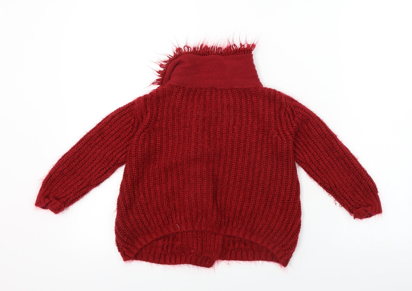 Strawberry Faire  Girls Red   Cardigan Jumper Size 4 Years