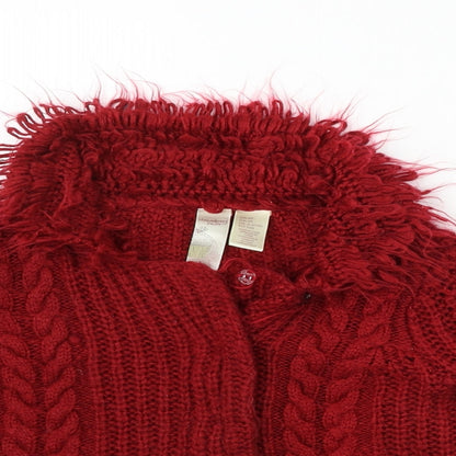 Strawberry Faire  Girls Red   Cardigan Jumper Size 4 Years