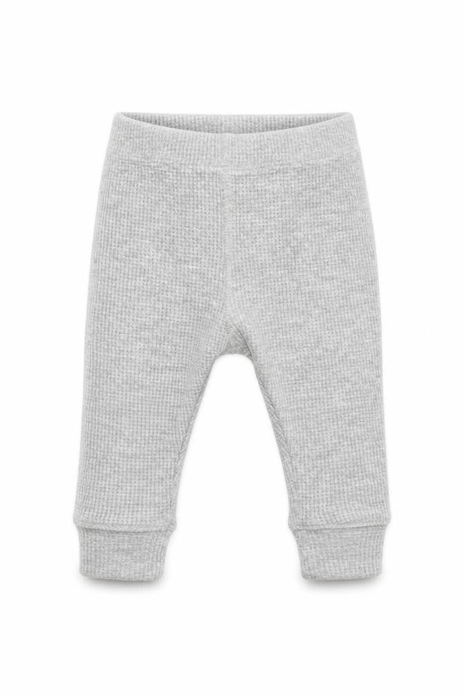 Front view of H&M boys’ grey jogger trousers, size 9, months