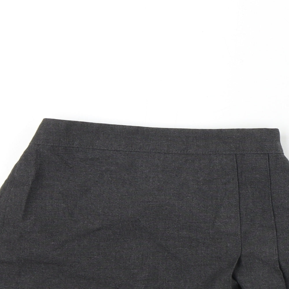 BHS  Girls Grey   A-Line Skirt Size 7 Years