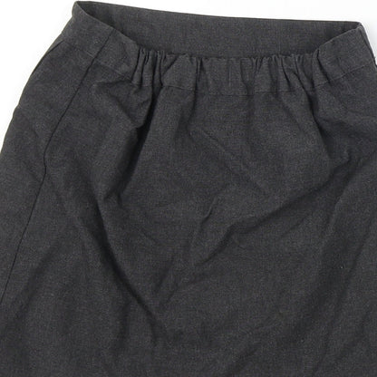 BHS  Girls Grey   A-Line Skirt Size 7 Years