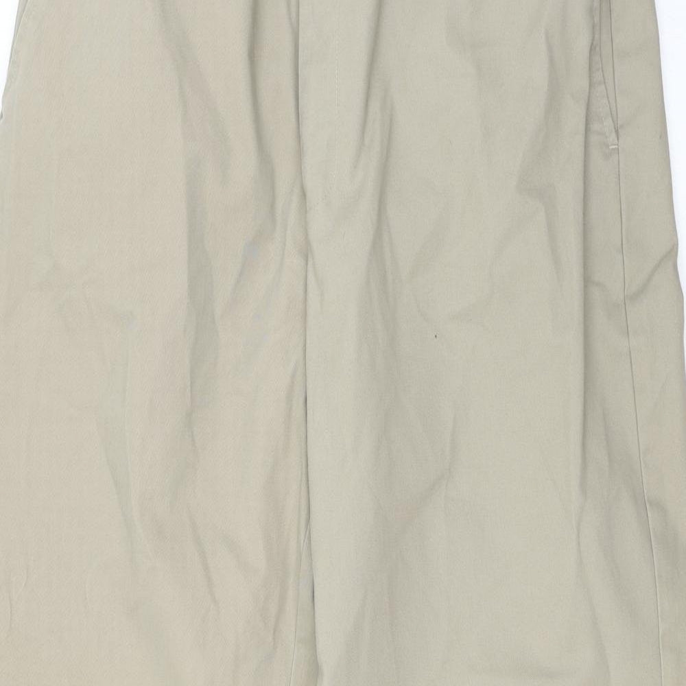 Mens UK Size 36 in Simon Taylor Regular Fit Cargo Beige Trousers