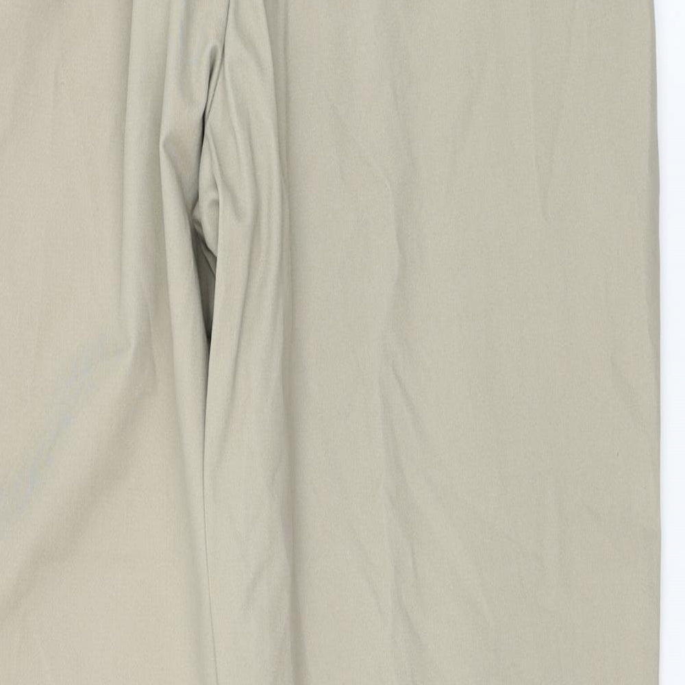 Mens UK Size 36 in Simon Taylor Regular Fit Cargo Beige Trousers