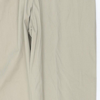 Mens UK Size 36 in Simon Taylor Regular Fit Cargo Beige Trousers