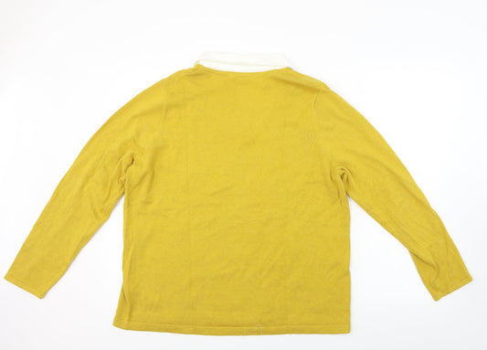 Womens UK Size 20 Bonmarché Yellow Pullover Jumper