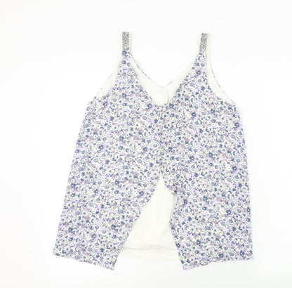 Womens UK Size 10 NEXT White Basic Tank