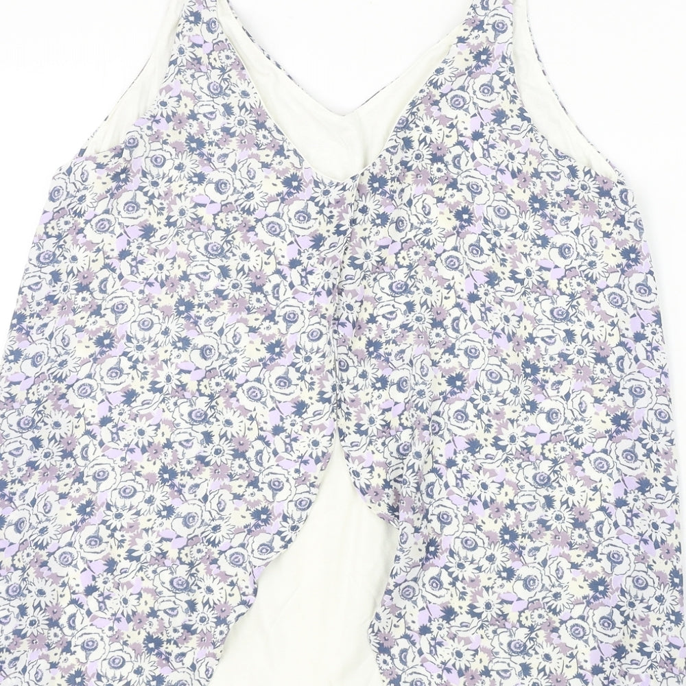 Womens UK Size 10 NEXT White Basic Tank