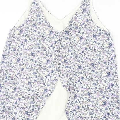 Womens UK Size 10 NEXT White Basic Tank