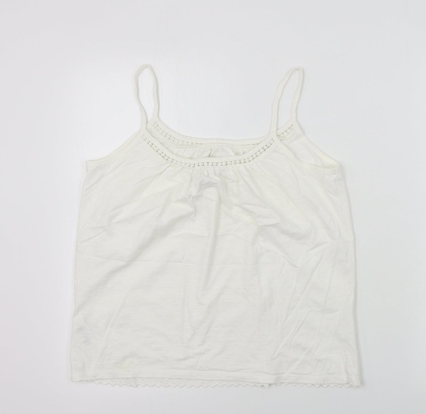 Womens UK Size 10 NEXT White Basic T-Shirt