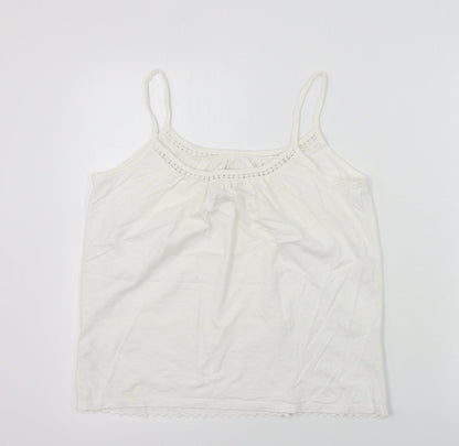 Womens UK Size 10 NEXT White Basic T-Shirt