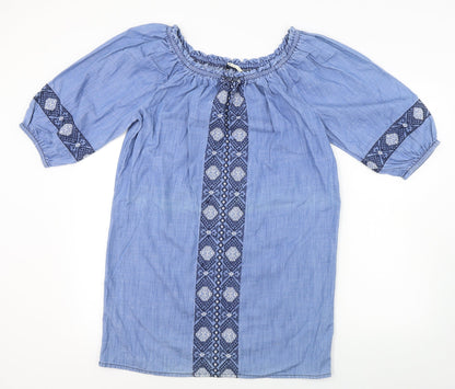 TU Womens Blue   A-Line  Size 10