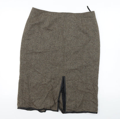 JAGER  Womens Brown   Bandage Skirt Size 14