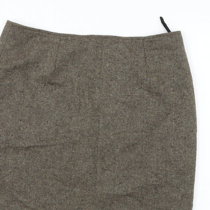 JAGER  Womens Brown   Bandage Skirt Size 14