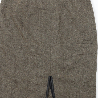 JAGER  Womens Brown   Bandage Skirt Size 14