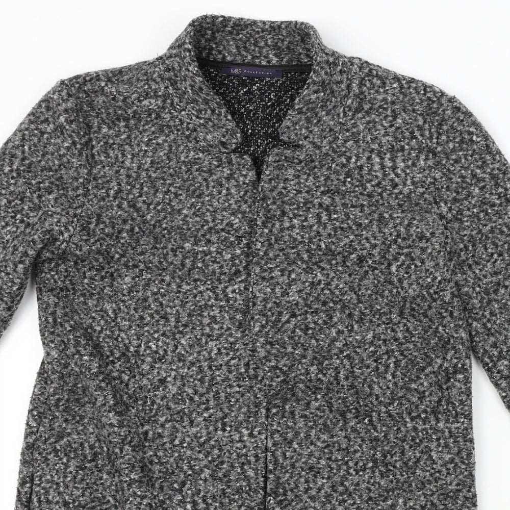 Womens UK Size 8 Marks and Spencer Grey Cardigan Jumper