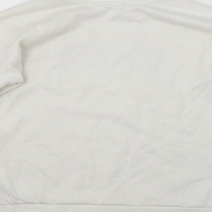 Primark  Girls White   Pullover Jumper Size 11-12 Years