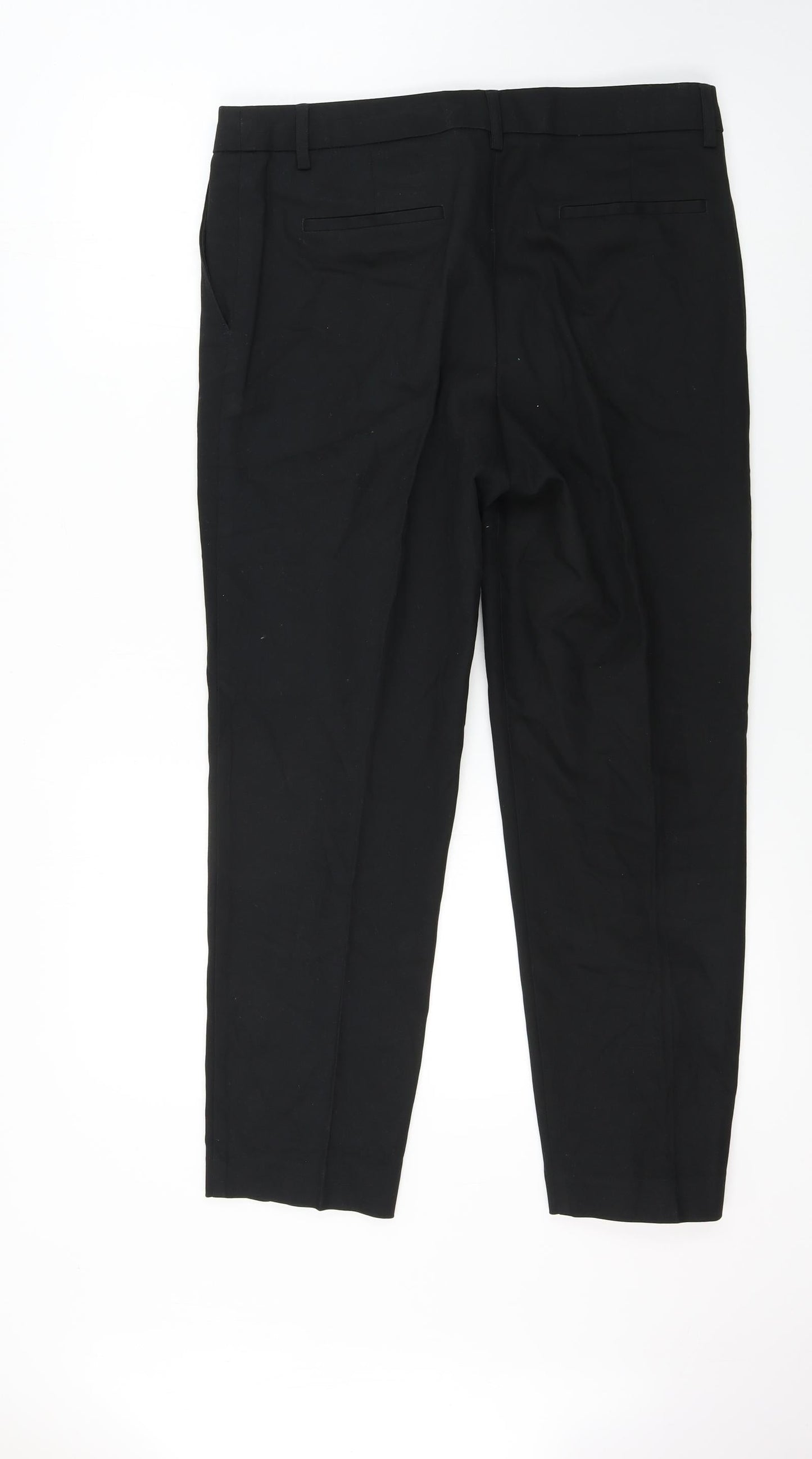 Womens UK Size 12 NEXT Regular Fit  Black Trousers