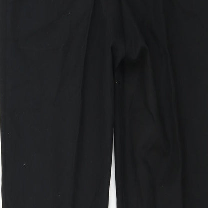 Womens UK Size 12 NEXT Regular Fit  Black Trousers