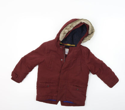 Marks and Spencer  Boys Brown   Jacket Coat Size 4XL