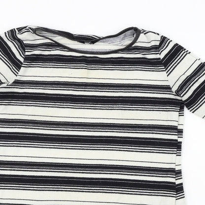 F&F  Womens Ivory Striped  Bodycon  Size 8