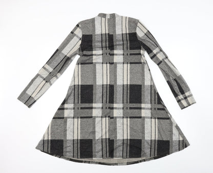 Atmosphere  Womens Grey Check  A-Line  Size 8
