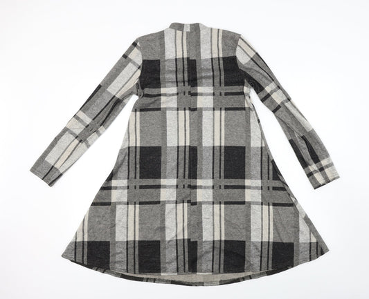 Atmosphere  Womens Grey Check  A-Line  Size 8