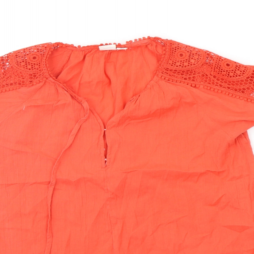 Gap Girls Orange   Basic Blouse Size 2XS