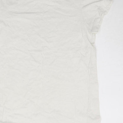 Young Dimension Girls White   Basic T-Shirt Size 12-13 Years