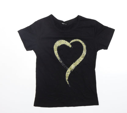 SheIn Womens Black   Basic T-Shirt Size XS