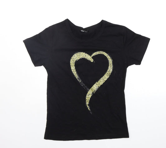 SheIn Womens Black   Basic T-Shirt Size XS