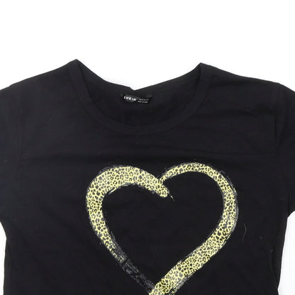 SheIn Womens Black   Basic T-Shirt Size XS