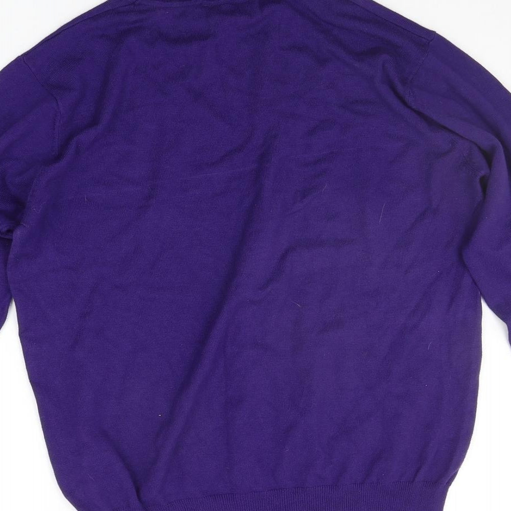 Womens UK Size XL FIRST AVENUE Purple Pullover Jumper