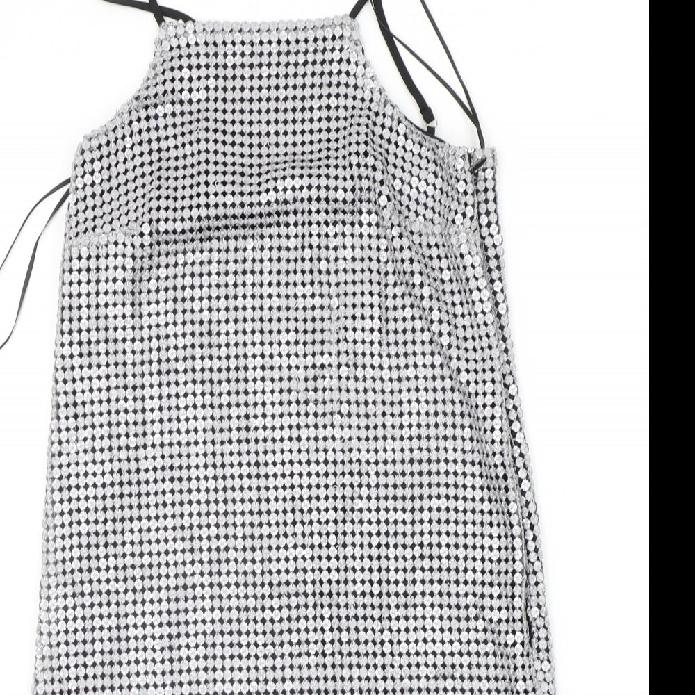 River Island Womens Grey   A-Line  Size 8