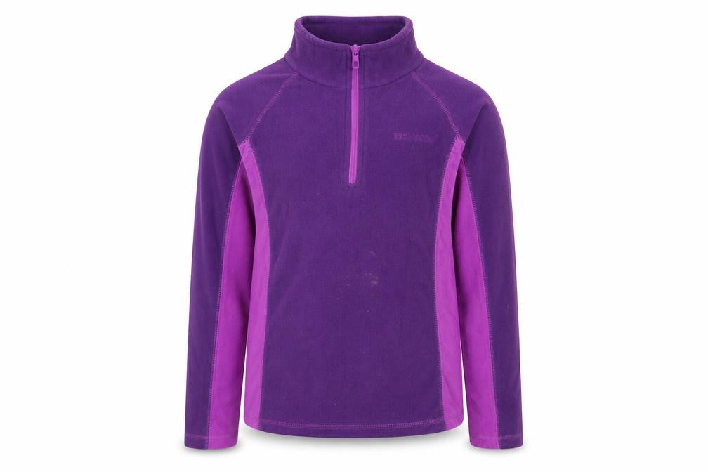 Front view of Mountain Warehouse girls’ purple jumper, size 11-12, years