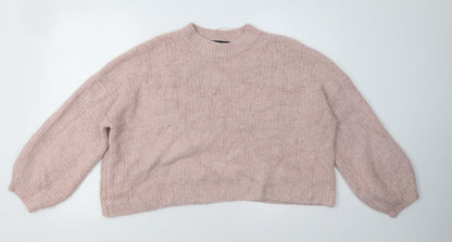 Womens UK Size XL Marks and Spencer Pink Pullover Sweatshirt