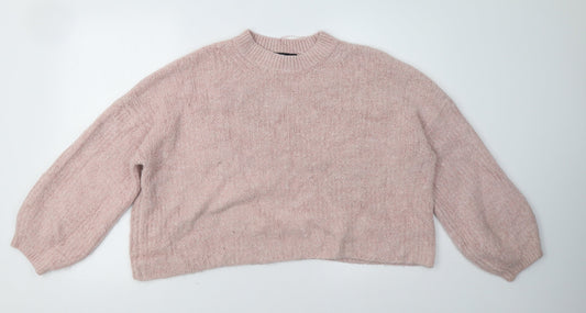 Womens UK Size XL Marks and Spencer Pink Pullover Sweatshirt
