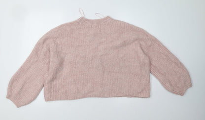 Womens UK Size XL Marks and Spencer Pink Pullover Sweatshirt