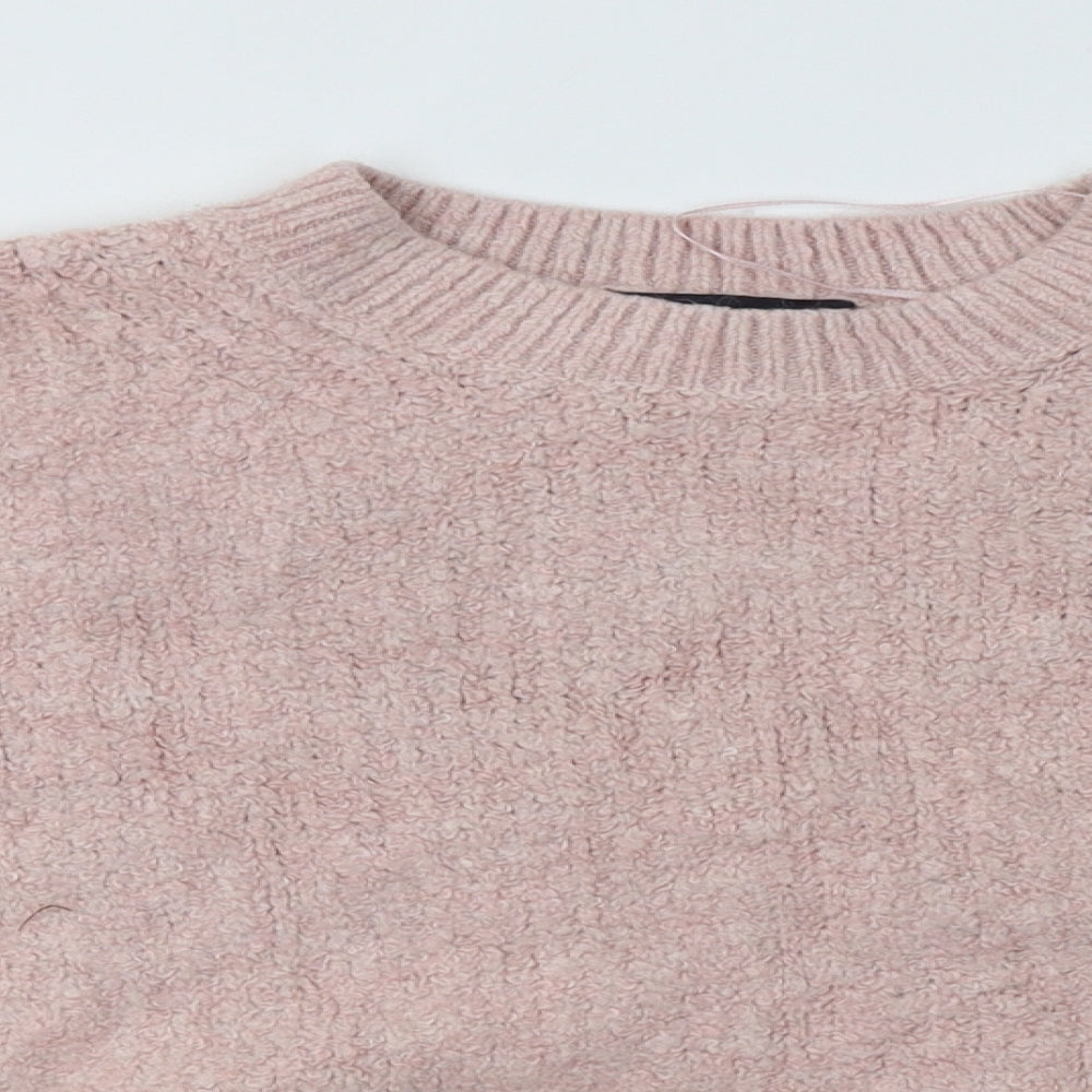Womens UK Size XL Marks and Spencer Pink Pullover Sweatshirt