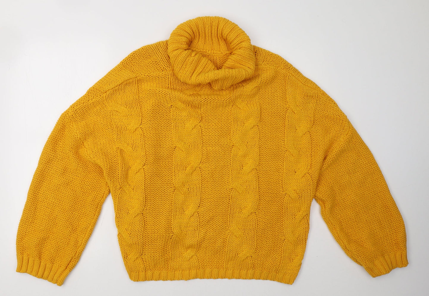 Primark Womens Yellow   Pullover Sweatshirt Size L