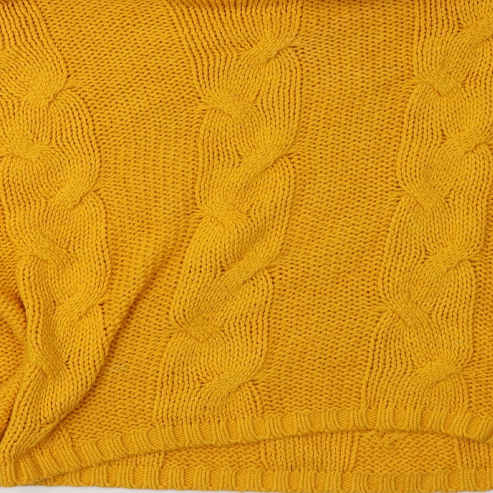 Primark Womens Yellow   Pullover Sweatshirt Size L