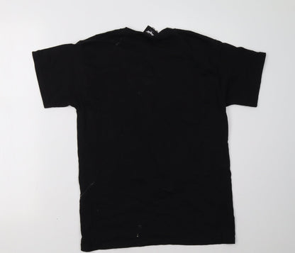Fruit of the Loom Boys Black   Basic T-Shirt Size 12-13 Years  - the dark knight