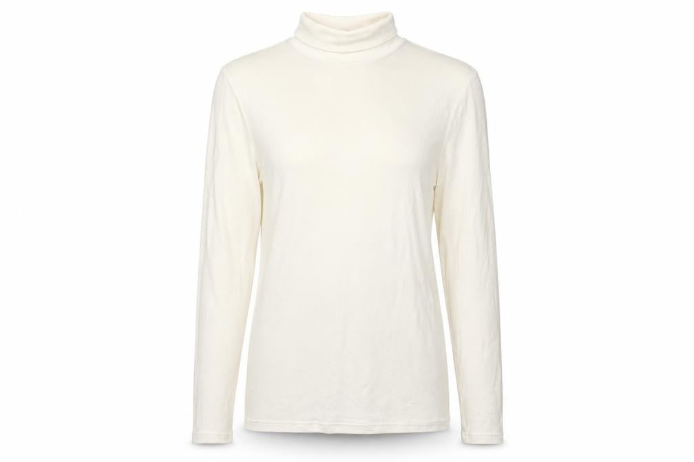 Front view of Matalan women’s white pullover sweatshirt, size UK 14