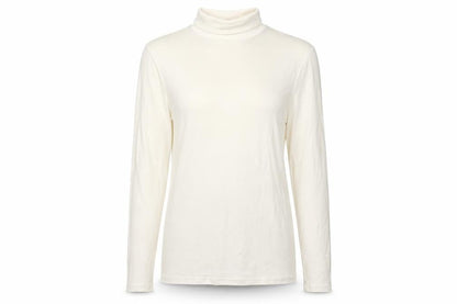 Front view of Matalan women’s white pullover sweatshirt, size UK 14