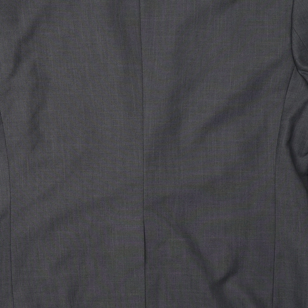 Mens UK Size 40 Cedar Wood State Regular Grey Suit Jacket