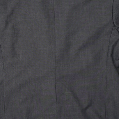 Mens UK Size 40 Cedar Wood State Regular Grey Suit Jacket