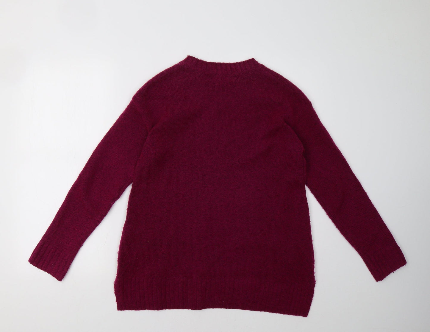 Womens UK Size S Marks and Spencer Purple Pullover Sweatshirt