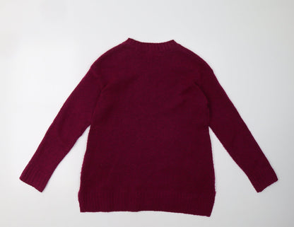 Womens UK Size S Marks and Spencer Purple Pullover Sweatshirt